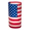 16 1/2" x 9" Patriotic USA Flag Themed Plastic Lantern Luminary Wraps 12 Pc.
